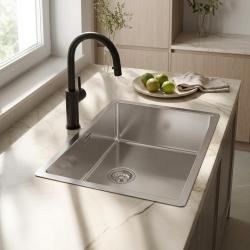 stainless-steel-kitchen-sink-black-faucet-modern-design